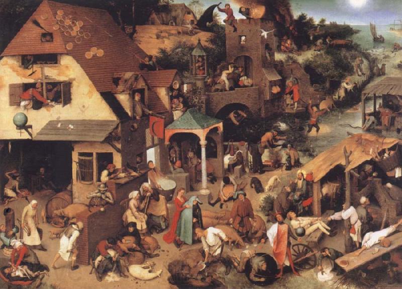 Pieter Bruegel Museums national the niederlandischen proverb Norge oil painting art